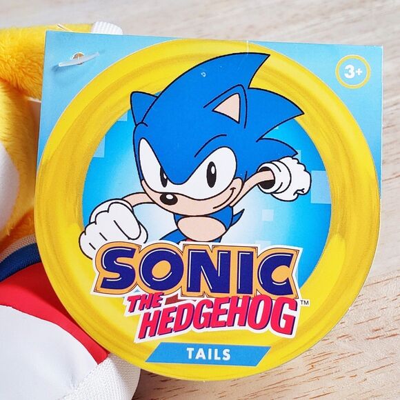 Jakks Pacific Sonic The Hedgehog TAILS 8" 2021 UltraSoft Stuffed Sega GO Plush - Picture 10 of 12